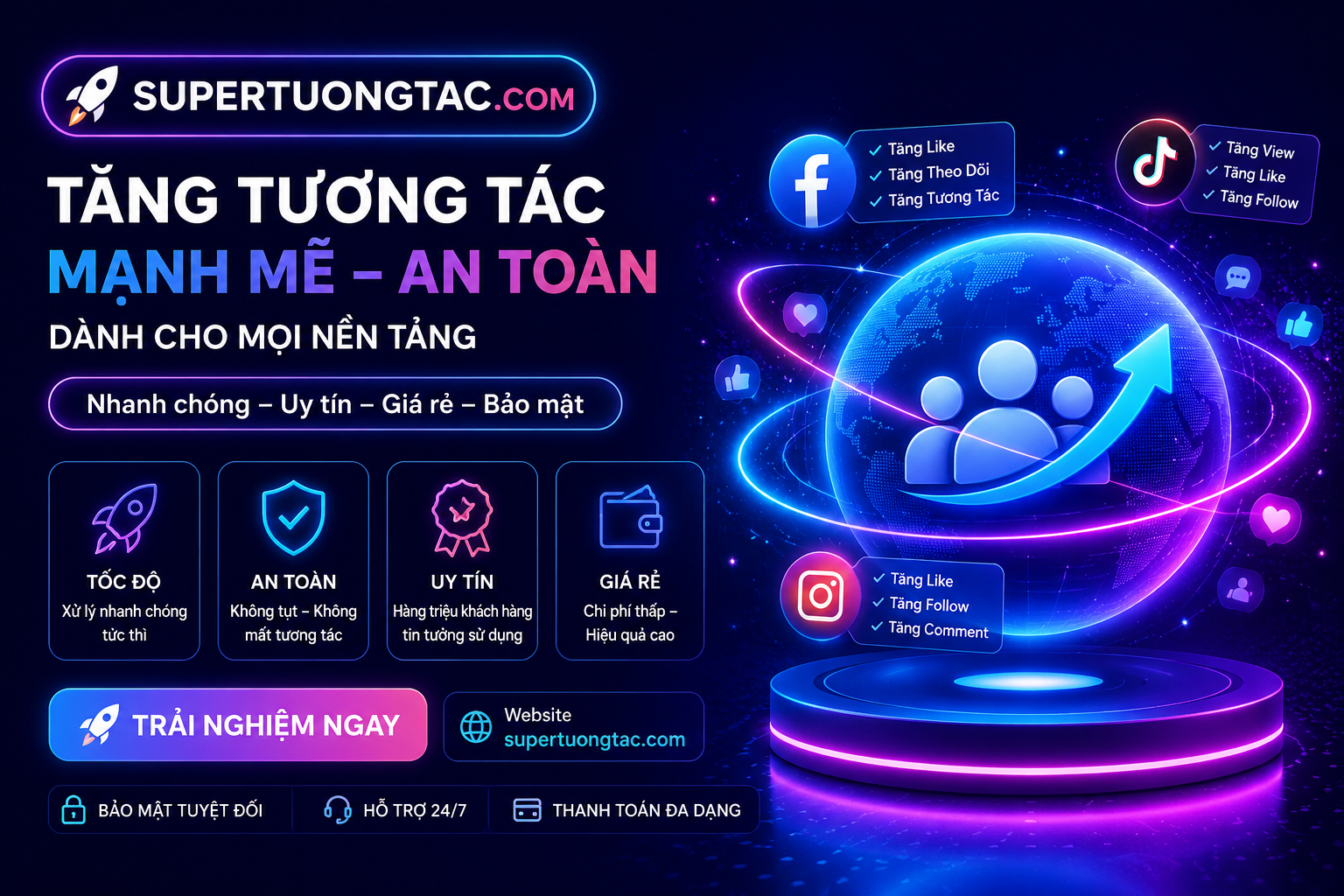 Tăng Tương Tác Giá Rẻ